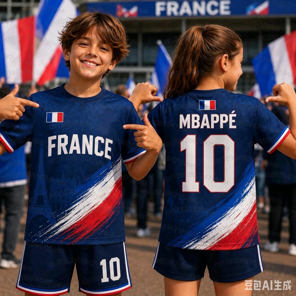 Boyshort Underwear - 2026 Boys Mbappé 10 Football Jersey