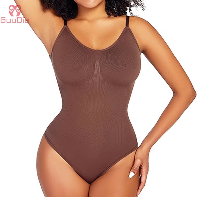 GUUDIA Spandex Bodysuit Thong  - Shapewear Bodysuit Firm review and price