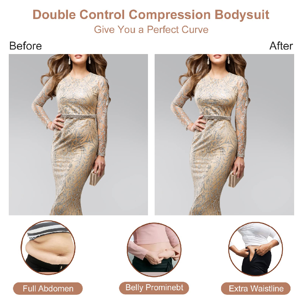 Women Deep V Backless Shapewea - Shapewear Bodysuit Firm review and price
