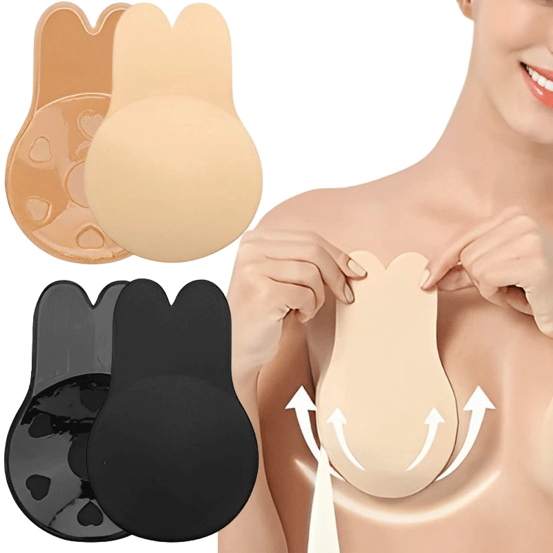 Women Push Up Bras Self Adhesi - Nipple Cover Pasties review and price